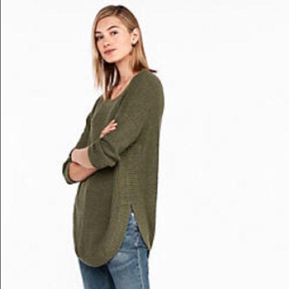 off the shoulder ruffle sweater
